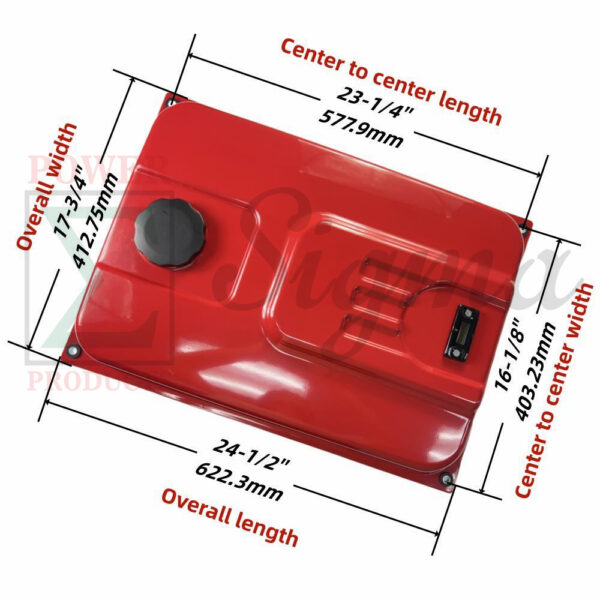 Heavy-Duty 30L Fuel Tank (G.W.15 lbs) with Bottom Vent for Predator Non-Inverter Generator 420cc – Fits 5000/6500W, 7000/8750W, 7250/9000W Models – Includes Bolts & Fuel Line, OEM-Quality - Image 4