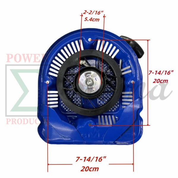 Recoil Starter Assembly with Bolts for DuroMax Dual Fuel & Tri-Fuel Generators XP10000EH XP10000HX XP12000EH XP12000HX XP13000HX XP13000EH XP13000HXT XP15000HX XP15000HXT (Non-Inverter Models) - Image 4