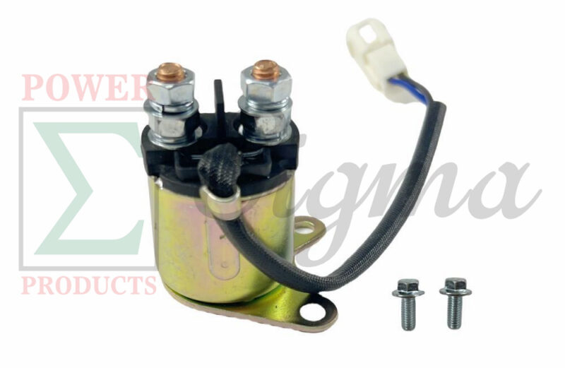 Engine Starter Solenoid Relay with Mounting Bolts — Compatible with Westinghouse 141cc Inverter Generators iGen4000c / iGen4000cv / iGen4000DFc / iGen4000DFcv — Replacement Part