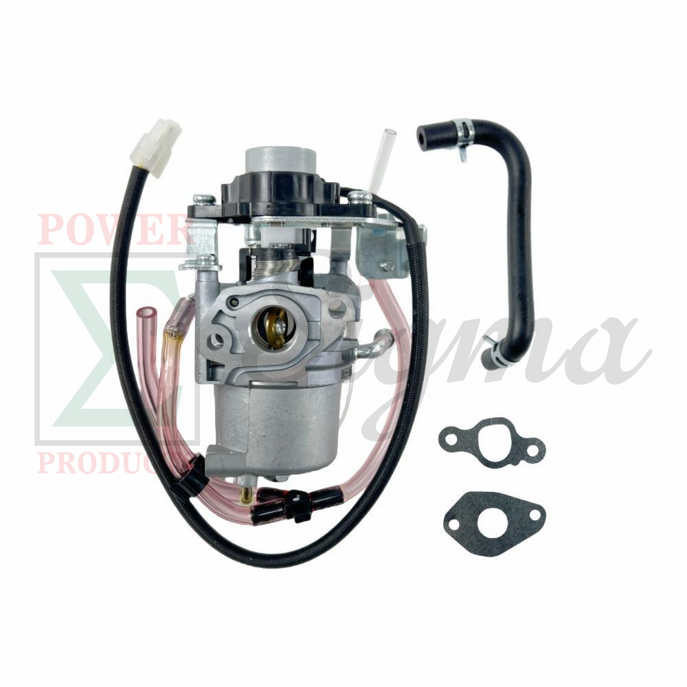 Carburetor Replacement with Stepper Motor, Gaskets & Fuel Line for Westinghouse iGen1500c Inverter Generator, 56cc Engine, 1000W Running / 1500W Peak