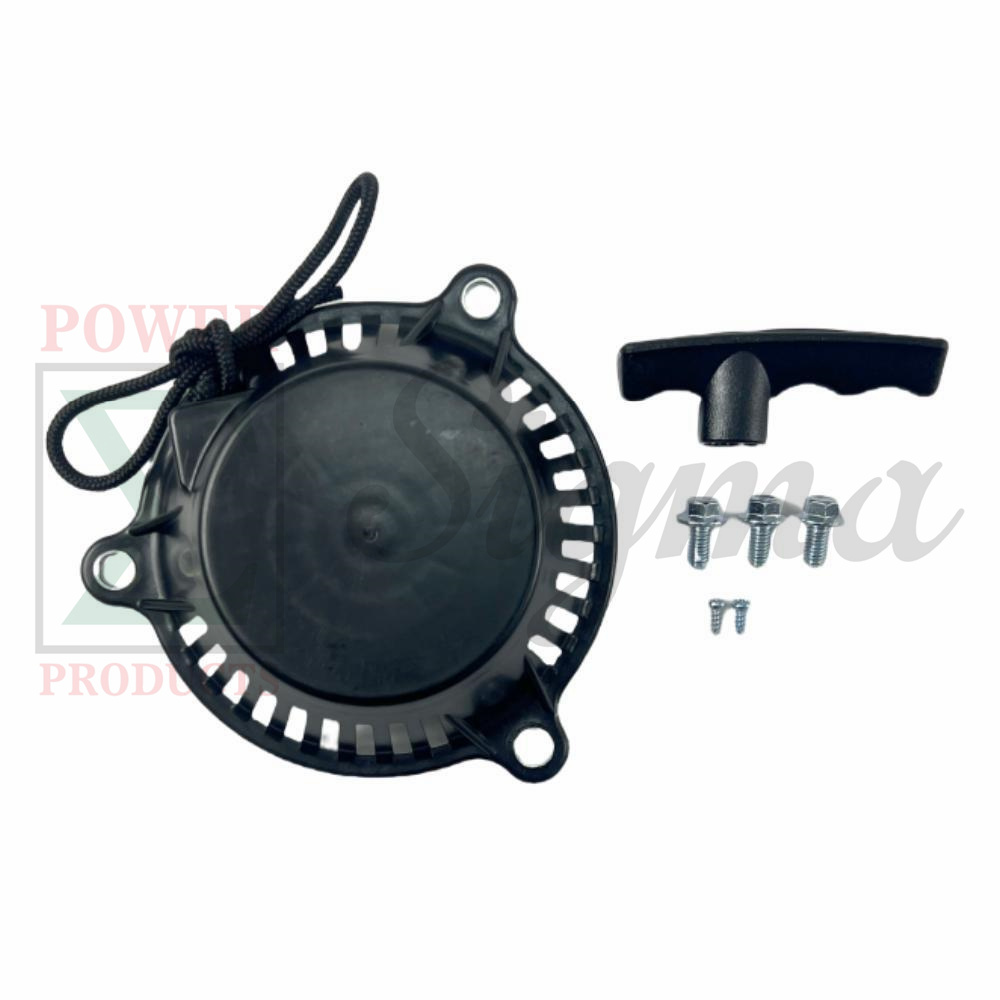 Recoil Starter w/ Handle & Bolts for Westinghouse iGen1500c Inverter Generator, 56cc, 1000W Running / 1500W Peak