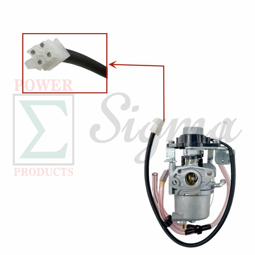 Carburetor Replacement with Stepper Motor, Gaskets & Fuel Line for Westinghouse iGen1500c Inverter Generator, 56cc Engine, 1000W Running / 1500W Peak - Image 3
