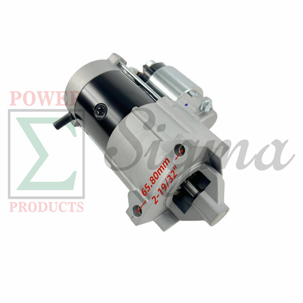 10-Tooth Engine Starter Motor with Solenoid Replacement for DuroMax XP15000HX / XP15000HXT 15000-Watt 670cc Portable Generator - Image 5