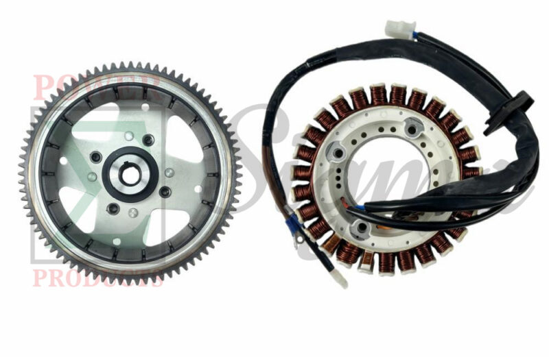 Stator Rotor/Motor Assembly-Compatible Replacement for Predator Inverter Generators 3500-Watt Surge / 3000-Watt Running (SKU# 71358, 59137)