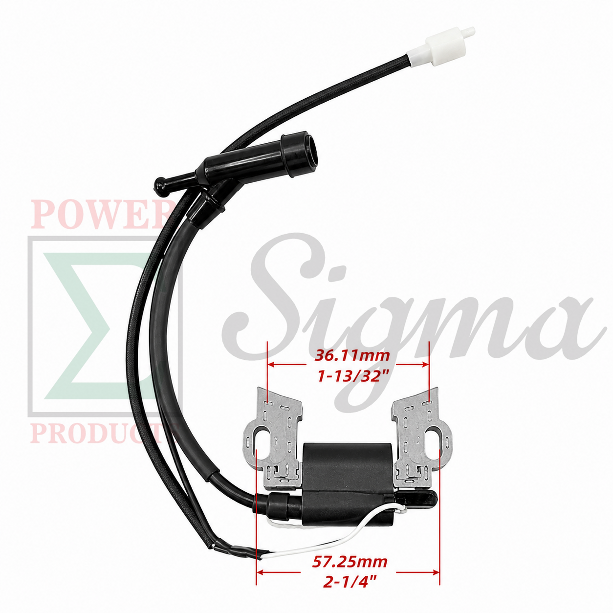 Ignition Coil with CO Plug for PREDATOR 4375 Watt 212cc Gas Generator with CO SECURE Technology SKU#59207 - Image 2